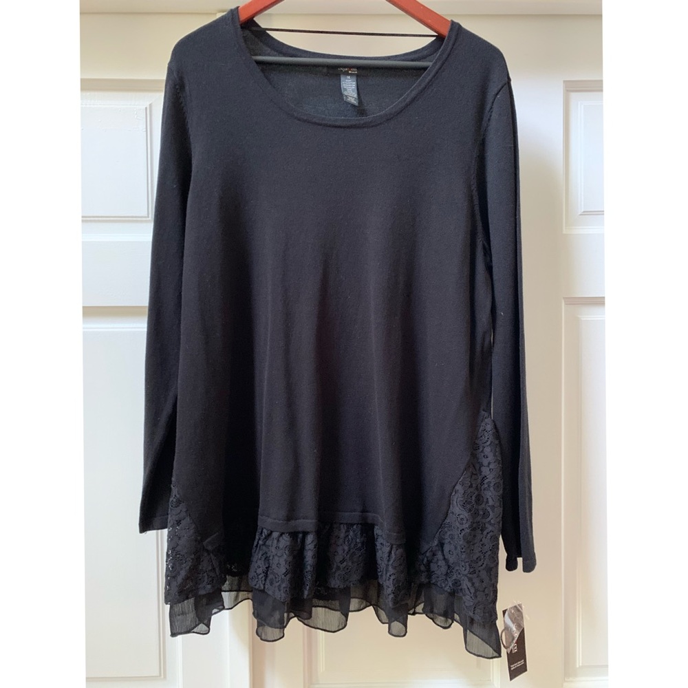 Style & Co Women’s Black Sweater - Size 1X - NWT